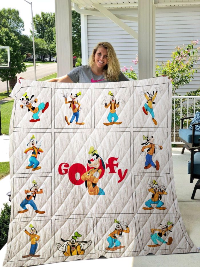 Goofy Quilt Blanket Bedding Set for Bedroom Décor