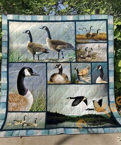 Goose Quilt Blanket Bedding Set