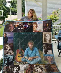 Gordon Lightfoot Albums For Fans Collection Quilt Blanket Bedding Set