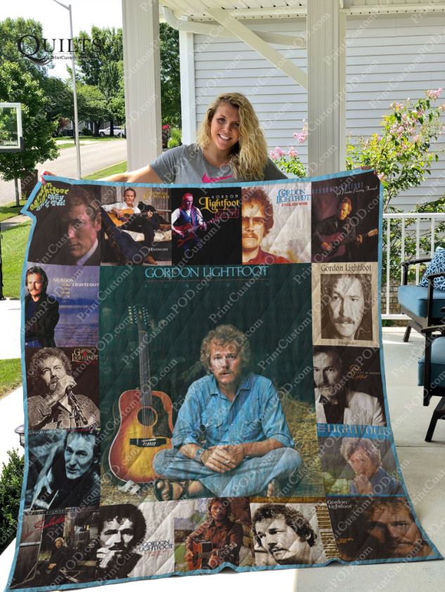 Gordon Lightfoot Albums For Fans Collection Quilt Blanket Bedding Set