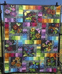 Gorgeous Garden Quilt Blanket Bedding Set