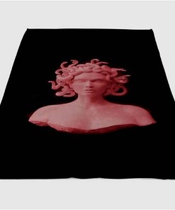 Gorgon City Medusa Head Sherpa Fleece Blanket Gifts for Family, for Couple