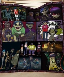 Gorillaz Band Designs Quilt Blanket