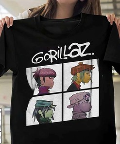 Gorillaz British Virtual Band T-Shirt