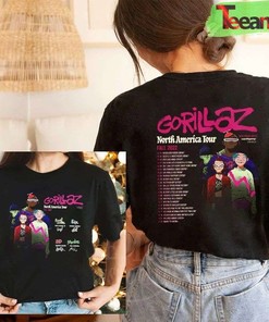 Gorillaz North America Tour 2022 T-Shirt