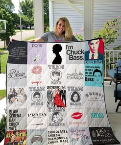 Gossip Girl Graphics For Fans Quilt Blanket Bedding Set