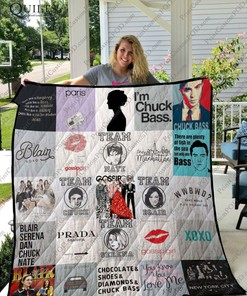 Gossip Girl Quilt Blanket Bedding Set For Fans