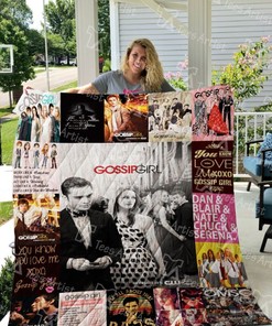 Gossip Girl Quotes Vintage Quilt Blanket Bedding Set