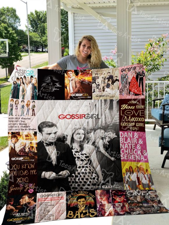 Gossip Girl Quotes Vintage Quilt Blanket Bedding Set