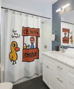 Got any Grapes Shower Curtain, The Duck Song Curtain, Duck Curtain, Funny Shower Curtain, Bathroom Decor, Gifts For Mom