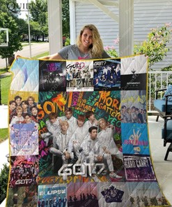 Got7 Kpop Albums For Fans Hard Carry Collection Quilt Blanket Bedding Set