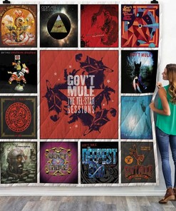 GovT Mule Albums Quilt Blanket Bedding Set for Home Décor