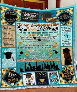 Graduation Family Be Bold Enough To Use Your Voice Personalized Quilt Blanket Bedding Set