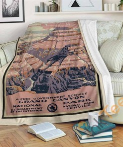 Grand Canyon National Park Sherpa Fleece Blanket Gifts for Family, for Couple