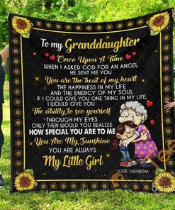 Granddaughter/Grandma You'Re Always My Little Girl Quilt Blanket Bedding Set