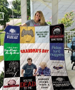 Grandma's Boy For Fans Vintage Quilt Blanket Bedding Set