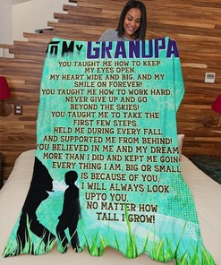 Grandpa Premium Fleece Blanket Quilt Blanket Bedding Set