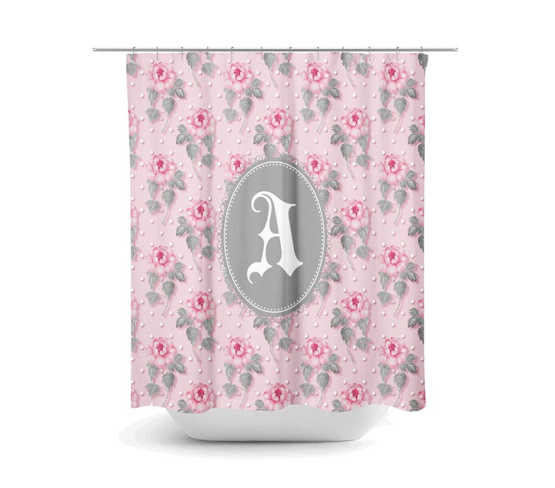 Granny Chic Shower Curtain, Personalized Bathroom Decor - Image 3