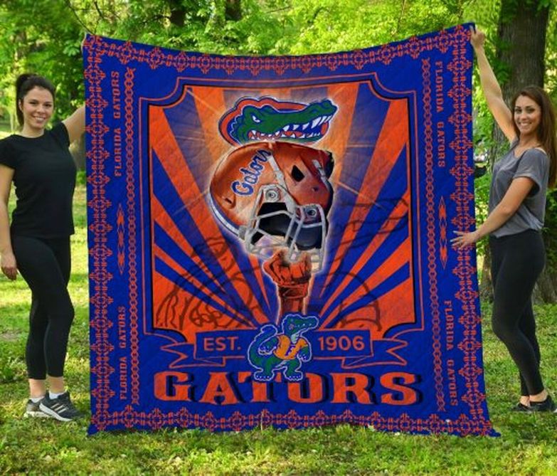 Graphic Ncaa Florida Gators Loved Loved Quilt Blanket Bedding Set