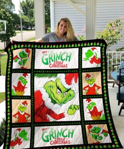 Graphics Christmas Chracter Grinch Collection Quilt Blanket Bedding Set