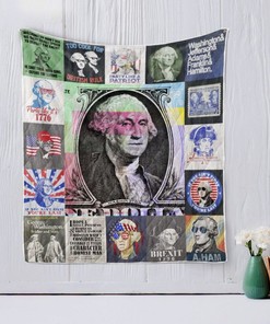 Graphics George Washington Quilt Blanket Bedding Set