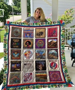 Grateful Dead 02 Quilt Blanket Bedding Set for Home Décor