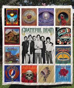 Grateful Dead Albums Eternally Grateful Quilt Blanket Bedding Set