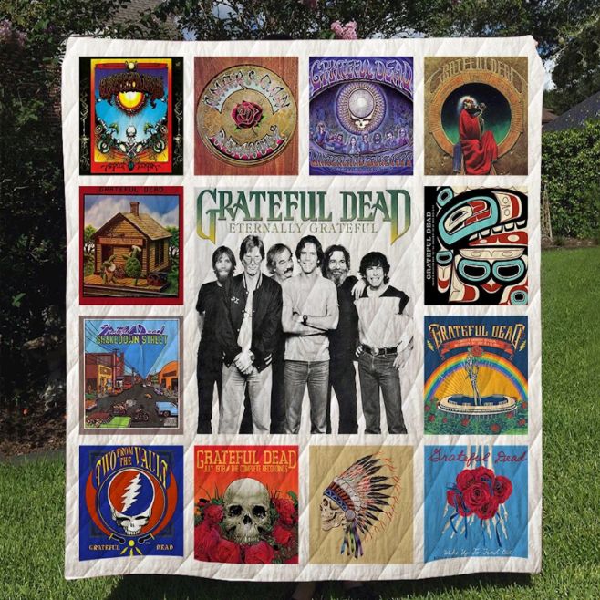 Grateful Dead Albums Eternally Grateful Quilt Blanket Bedding Set