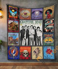 Grateful Dead Blanket Style 2 Quilt