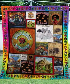 Grateful Dead In The Dark Quilt Blanket Bedding Set