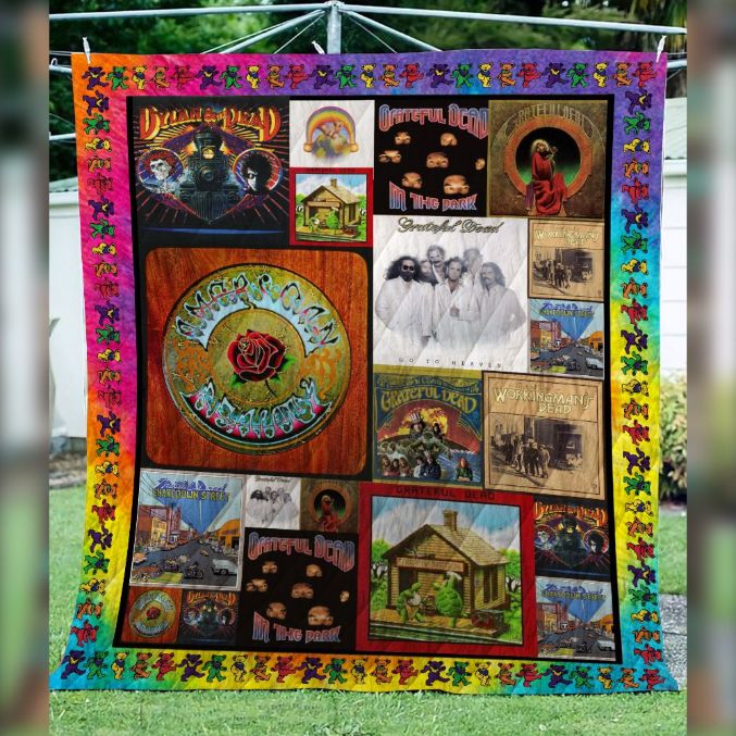 Grateful Dead In The Dark Quilt Blanket Bedding Set