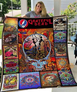 Grateful Dead Quilt Blanket And Bedding Set Options