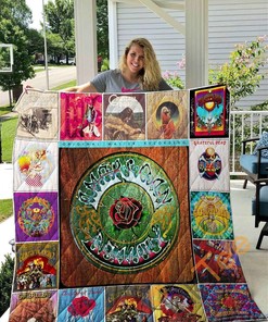 Grateful Dead Quilt Blanket Bedding Set