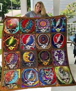 Grateful Dead Quilt Blanket Bedding Set for Home Décor