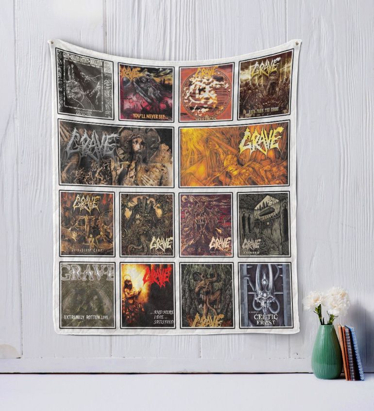 Grave Band Vintage Quilt Blanket Bedding Set for Home Décor