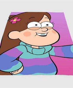 Gravity Falls Mabel Sherpa Fleece Blanket Gifts for Family, for Couple