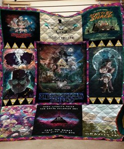 Gravity Falls Mysterious Things Quilt Blanket Bedding Set