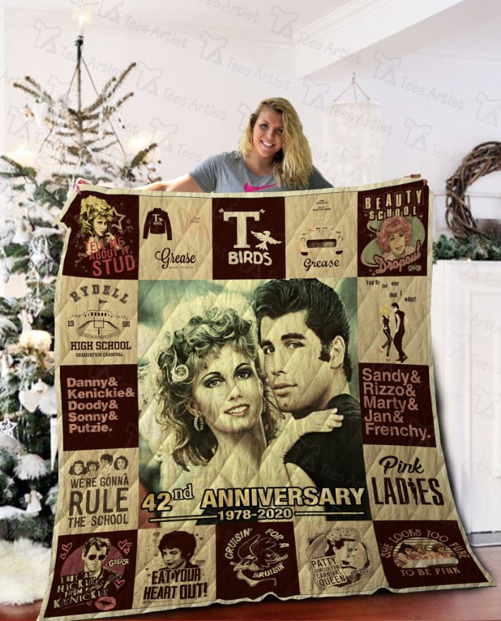Grease 18 2020 She Looks Too Pure To Be Pink Quilt Blanket Bedding Set