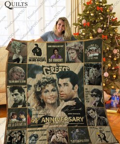 Grease 41st Anni Quotes Collection Quilt Blanket Bedding Set