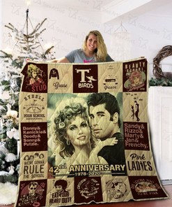 Grease 42nd Anniversary Quilt Blanket Bedding Set