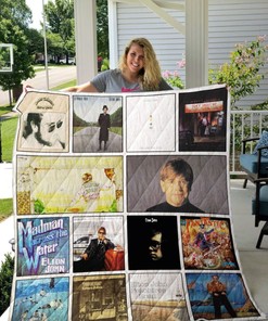Elton John Albums Collection Quilt Blanket #29