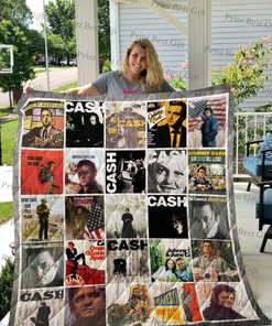 Great Johnny Cash Albums Cover Poster Ver Collected Quilt Blanket