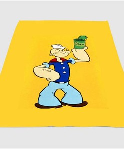 Great Popeye Sherpa Fleece Blanket Gifts for Family, for Couple