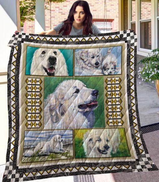 Great Pyrenees Dog Quilt Blanket Bedding Set for Home Décor