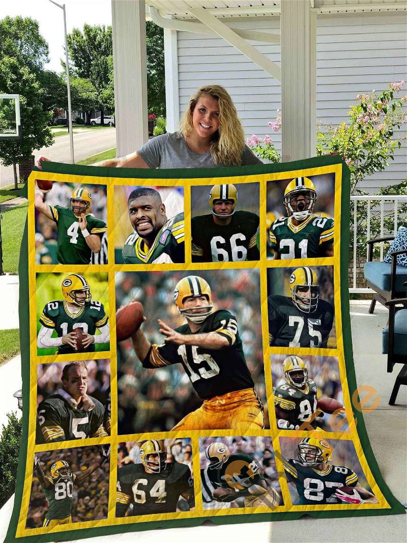 Green Bay Legends 02 Quilt Blanket Bedding Set