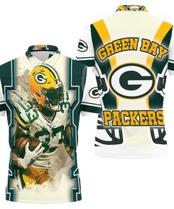 Green Bay Packers Aaron Jones 33 For Fans 3d Polo Shirt Jersey All Over Print Shirt 3d T-shirt