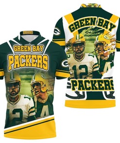 Green Bay Packers Aaron Rodgers 12 And Brett Favre 4 For Fans 3d Polo Shirt Jersey All Over Print Shirt 3d T-shirt