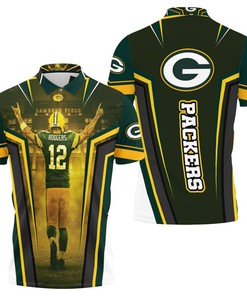 Green Bay Packers Aaron Rodgers 12 For Fans Polo Shirt All Over Print Shirt 3d T-shirt