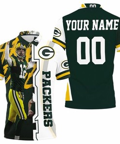 Green Bay Packers Aaron Rodgers 12 Nfl 2020 Season Champion Nfc North Winner Thanks Personalized Polo Shirt