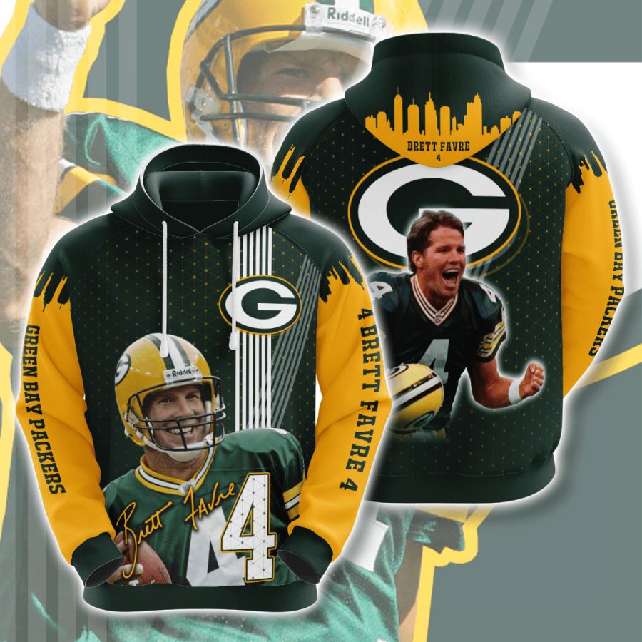 Green Bay Packers Custom Sport All Over Print Hoodie 3D